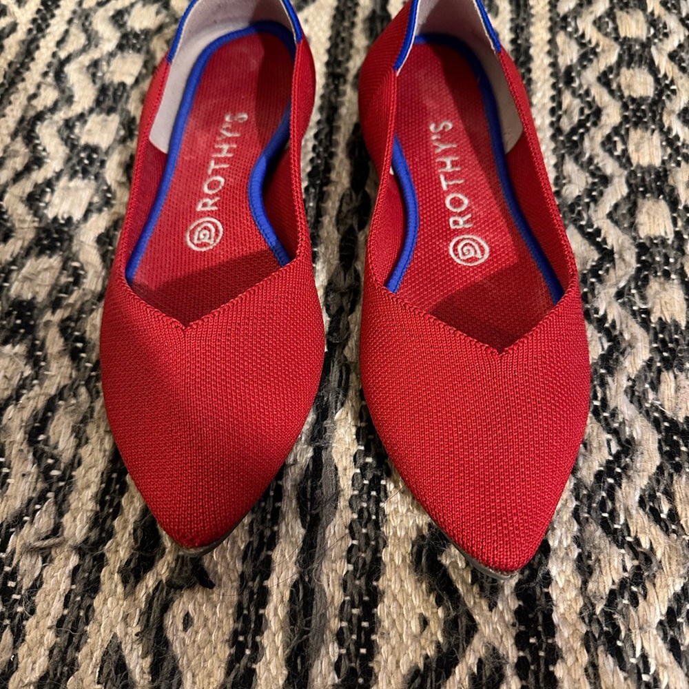 Rothy's Women's Red Flats